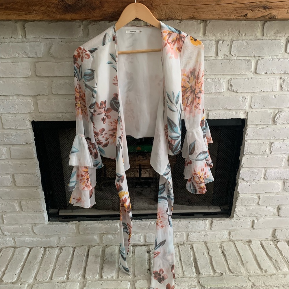 Tularosa front tie blouse